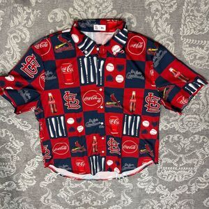 St. Louis Cardinals Hawaiian Shirt XL Multi-Color Unisex MLB Baseball